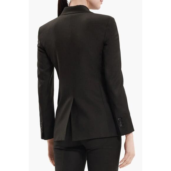 NWT Theory Sleek Double Breasted Slim Fit Virgin Wool Blazer Size 2 - Picture 2 of 12